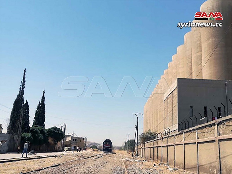 Syria Railways Tartous - Damascus First Train Arrives at Damascus