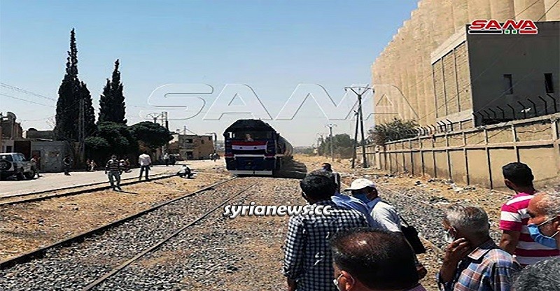 Syria Railways Recovery: First train arrives in Damascus carrying grains from Tartous Port