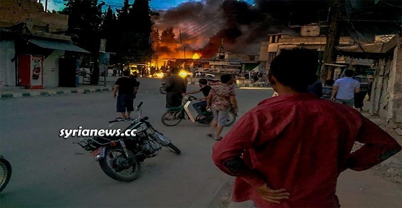 Motorbike Explosion in Tal Abyad - Raqqa northern countryside