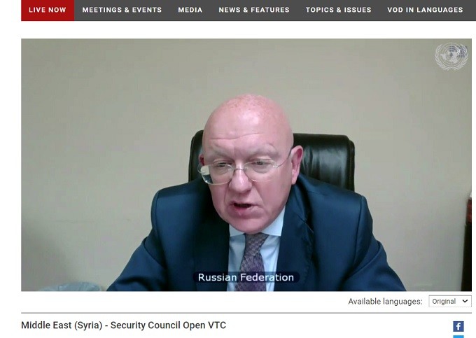 H.E. Vassily Nebenzia, Russia's Permanent Representative to the UNSC