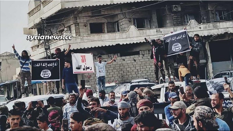 ISIS terrorists in Ras Al Ain north Syria again with Erdogan help