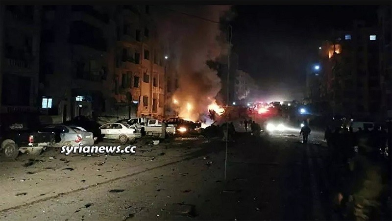 Salqin Idlib al Qaeda Levant Nusra Front HTS ammunition depot explosion