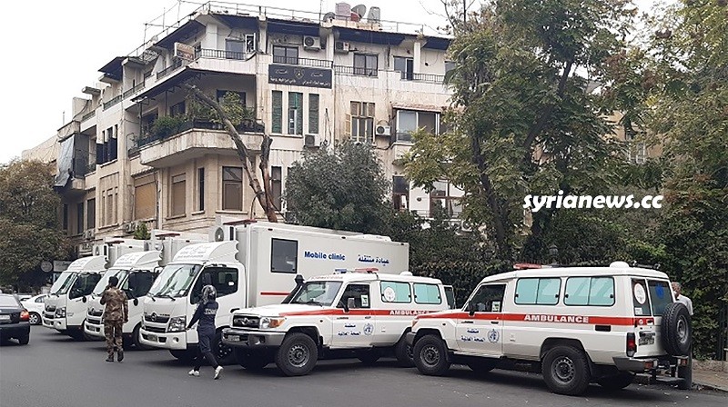World Health Org delivers ambulances and mobile clinics to Syria
