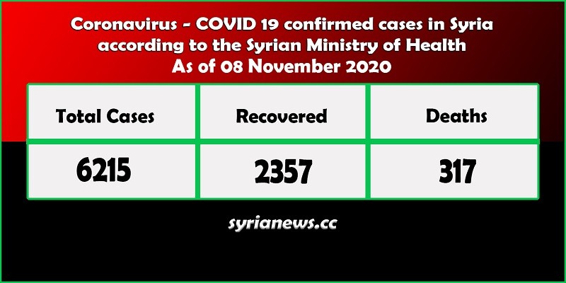 Coronavirus COVID 19 in Syria stats - Syria News syrianews.cc