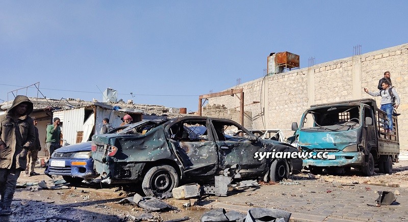 Explosion in Al Bab city northern Aleppo countryside