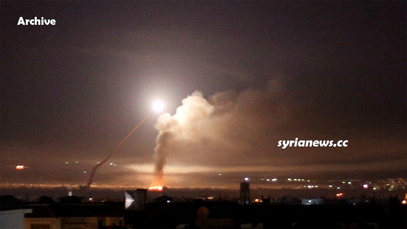 Israel bomb Syria - Archive Photo