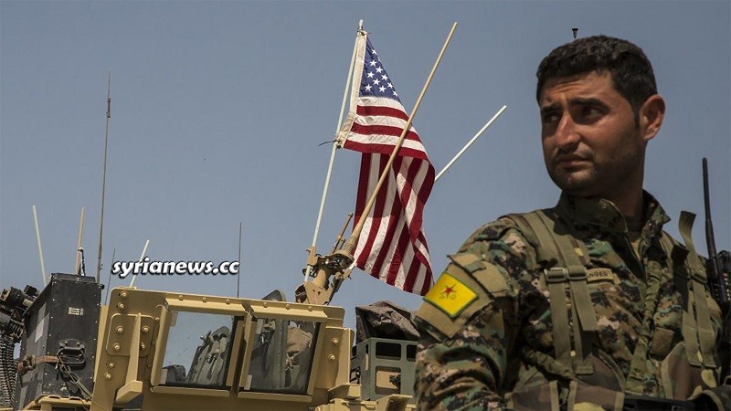 US sponsored Kurdish SDF separatist militia in northern Syria