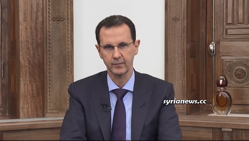 President Bashar Assad addressing Refugees Return Conference in Damascus