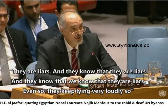 Syria Ambassador Bashar Jaafari to the UNSC UNSC
