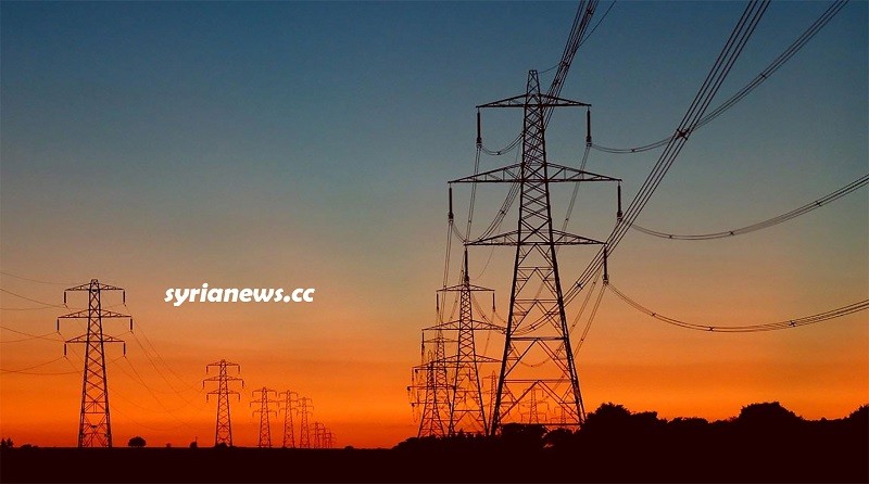 high voltage electric grid in Abu Rassin Hasakah Syria