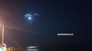 Israeli aggression on Masyaf 25 Dec 2020 from over Lebanon