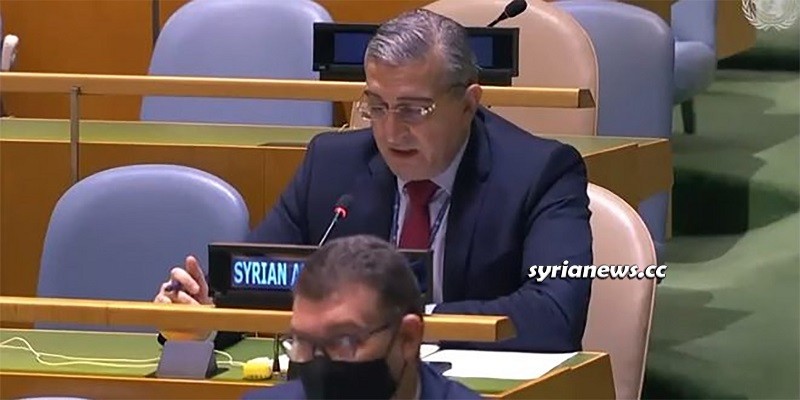 Syrian rep at UNGA Minister-Counselor al-Dahhak on Response to COVID 19
