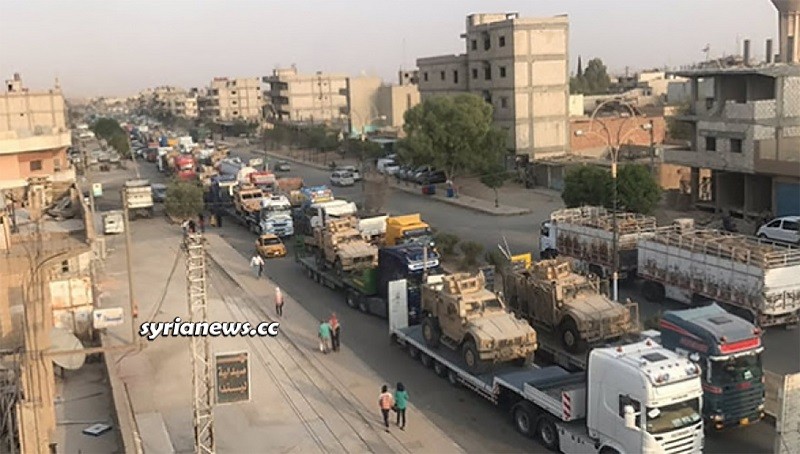 Biden oil thieves moving between Syria and Iraq / Kurdistan - SDF - Archive