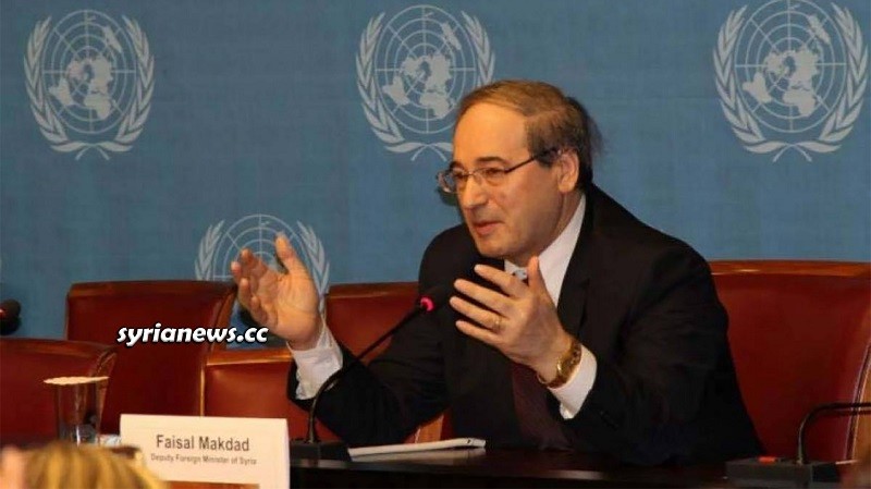 Faysal Mikdad Syria Minister of Foreign Affairs and Expatriates