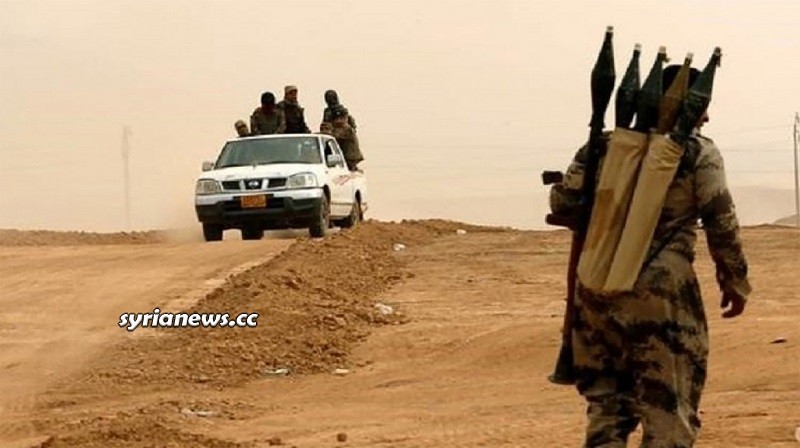 US-sponsored ISIS terrorists in the Syrian desert