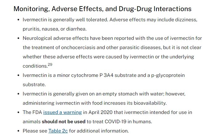 Ivermectin a wonder drug except for COVID because Merck's patent expired.