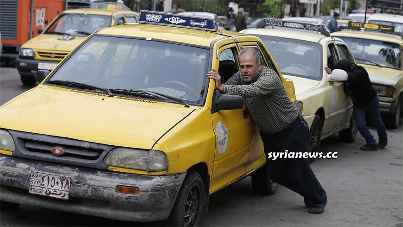 Gasoline and diesel fuel shortage in Syria because of the US blockade and looting Syria's oil