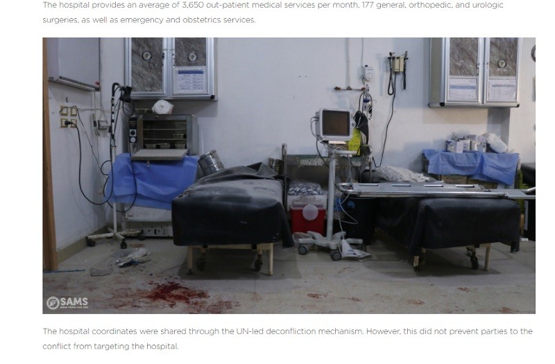 UNSC ok with lying about fake hospitals.