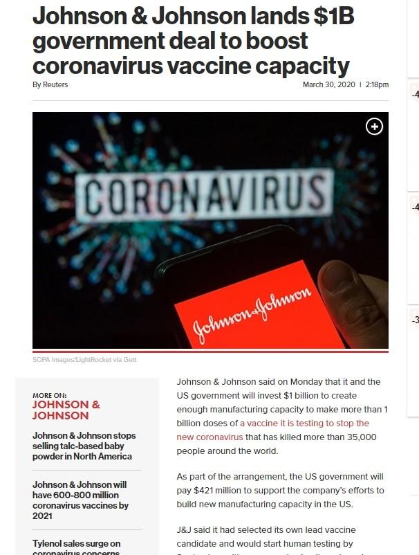 Janssen experimental viral vector has made the VAERS data.