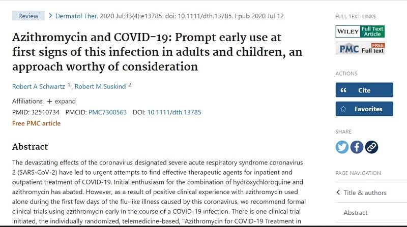 This antibiotic has antiviral properties and is essential in preventing VAERS data related to COVID.