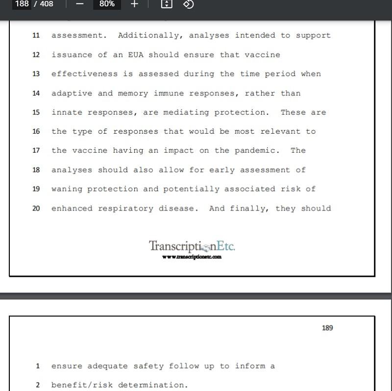 FDA expert noted ADE which subsequently became a VAERS death pattern.