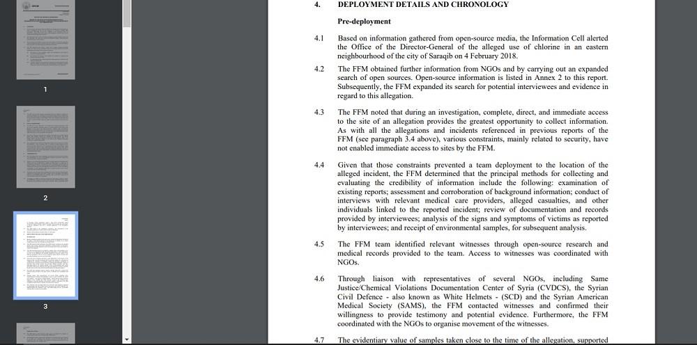 OPCW FFM couldn't enter Saraqib.