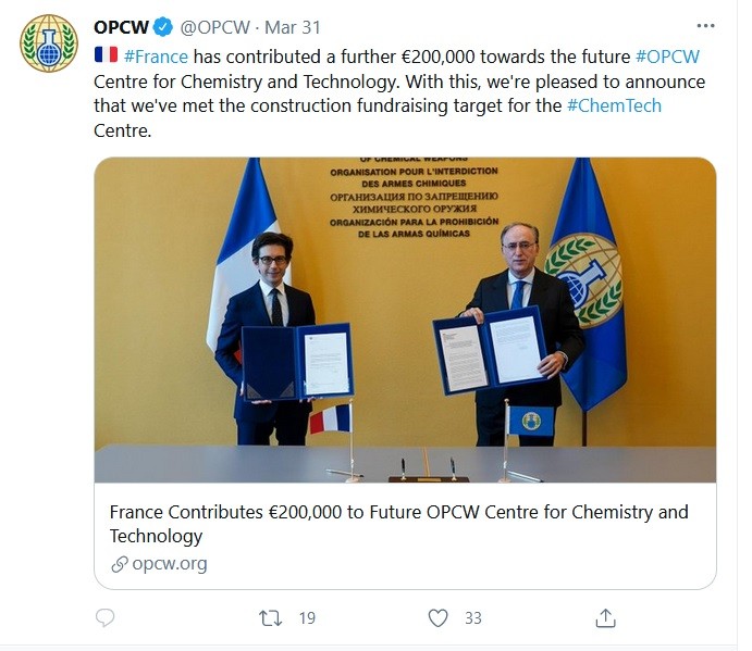 Chemical weapons group run by NATO warmongers.