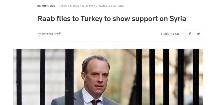 UNSC invited Raab to attack Syria