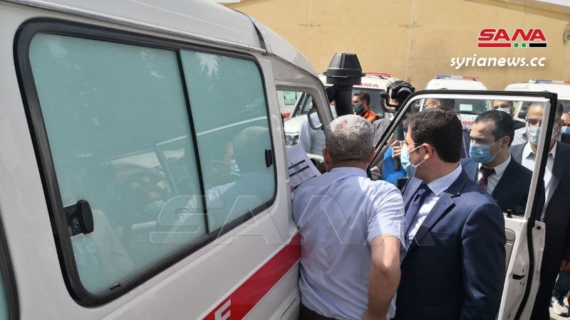 Syria receives 40 ambulances from the World Health Organization