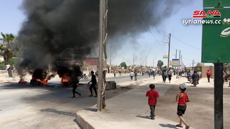 US-sponsored Kurdish SDF terrorist commit a massacre in Hasakah northeast of Syria