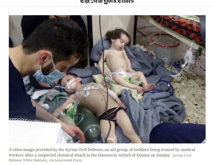 False flag chemical attack in Douma was again mass murder.