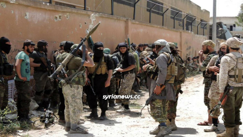 Al Qaeda HTS Hayat Tahrir Sham Nusra Front Jabhat Nusra terrorists in Idlib, Syria - NATO Turkey