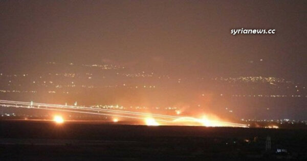 Illegal US military base for Biden forces in Al Omar Oil field in Deir Ezzor - Syria come under attack
