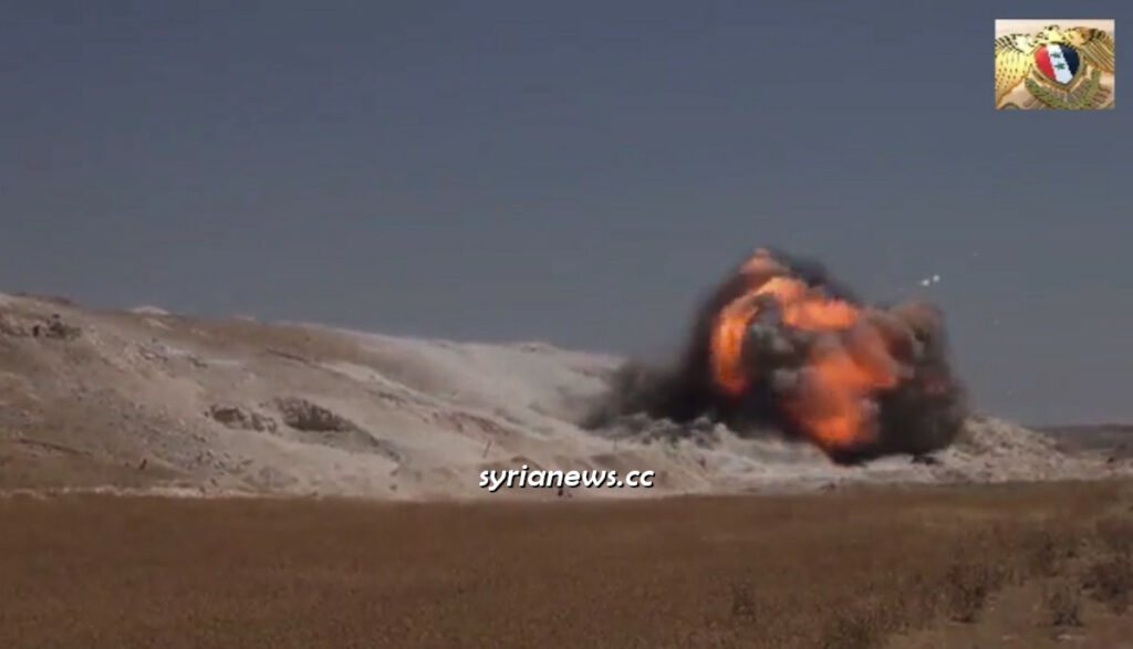 Russian and Syrian Sappers Blow Up Al Qaeda Cave Network in Hama