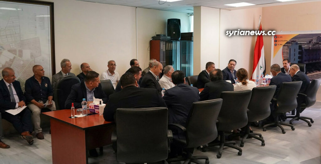 Syrian President Assad visits Adra Industrial City 09 June 2021