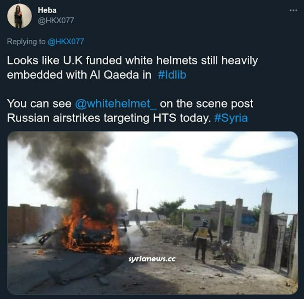 UK-funded White Helmets always with Nusra Front -Al Qaeda Levant