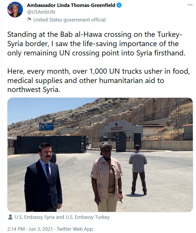 US ambassador could not attend the OPCW - UN Syria-hating meeting.