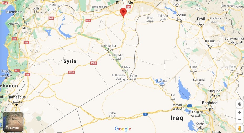Ras al Ayn's Allouk water plant is in the al Hasakah governate of Syria.