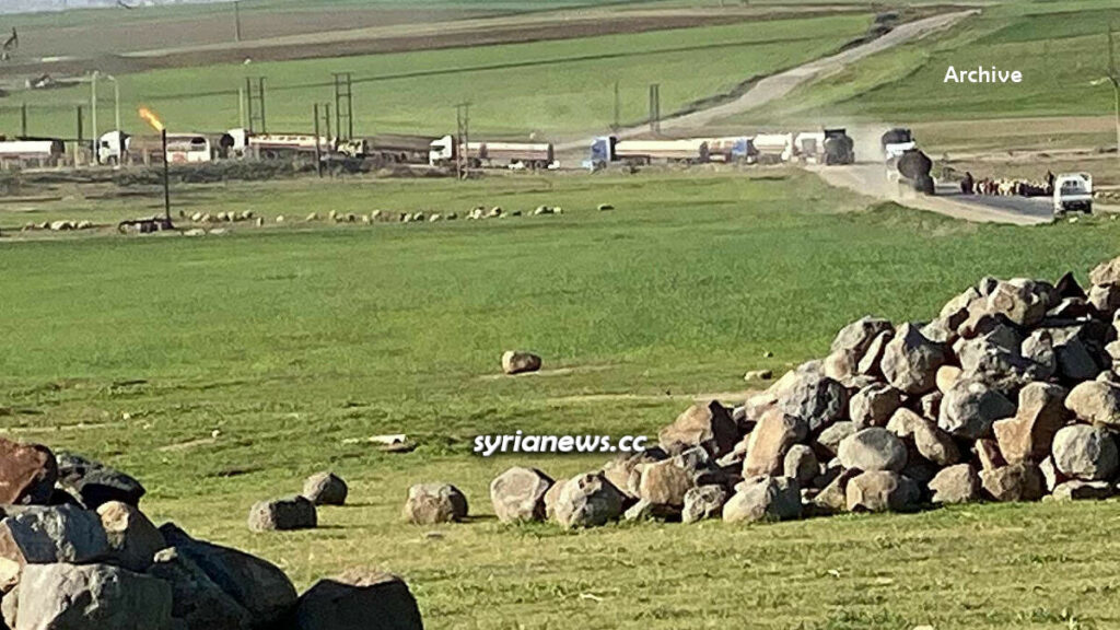 US forces steal Syrian oil in Hasakah northeast Syria - Iraq - Kurds - SDF