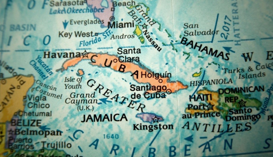 Cuba is close to Florida but is not part of the US