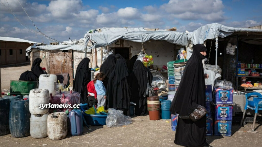 Al-Hol concentration camp for Syrian and Iraqi refugees in Hasakah - Syria run by Kurdish SDF terrorists