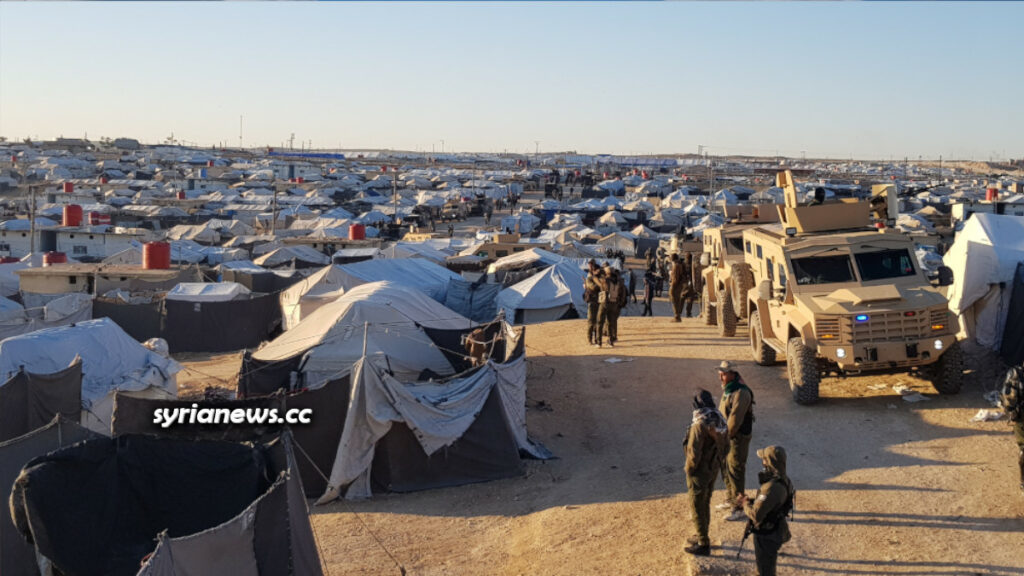 Al-Hol concentration camp for Syrian and Iraqi refugees in Hasakah - Syria run by Kurdish SDF terrorists