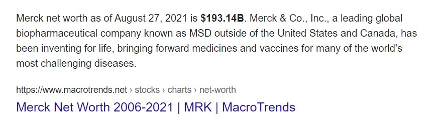 Merck has led the smear campaign against ivermectin.