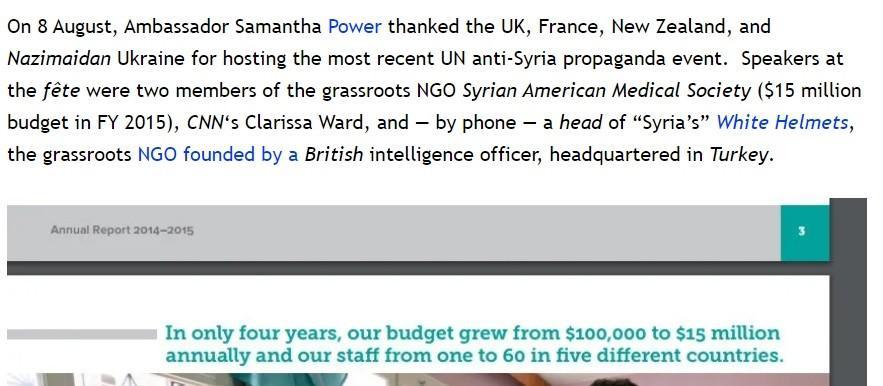NATO junta at UNSC funded al Qaeda Helmets, stands with them, diplomat after diplomat.