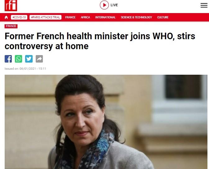 hydroxychloroquine a poison, announced being hired by WHO, January 2021.