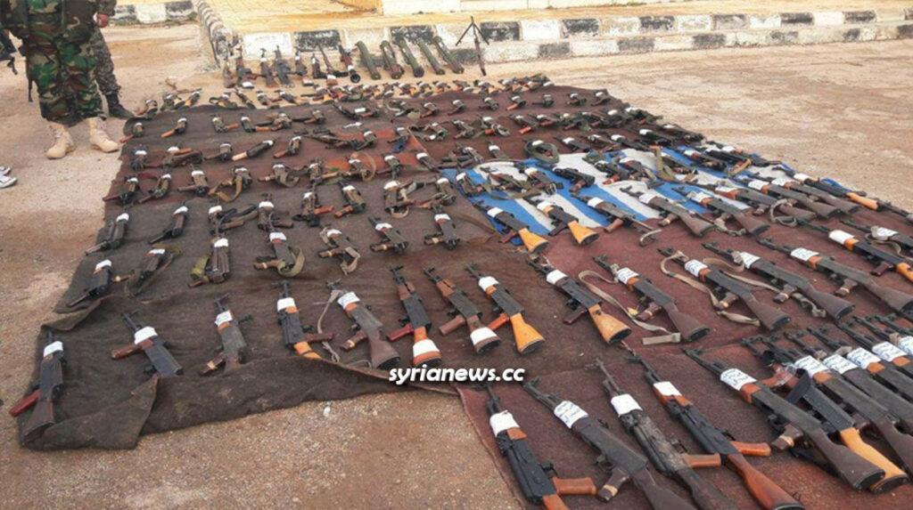 Daraa Balad - weapons confiscated from ISIS and Al Qaeda terrorists