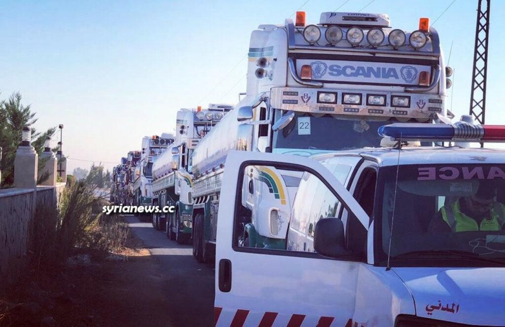 Oil tankers carrying Iranian oil and diesel Enter Lebanon from Syrian Baniyas Port