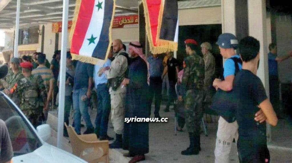 Syrian Arab Army restores Daraa Balad, Syrian flag raised inside the district