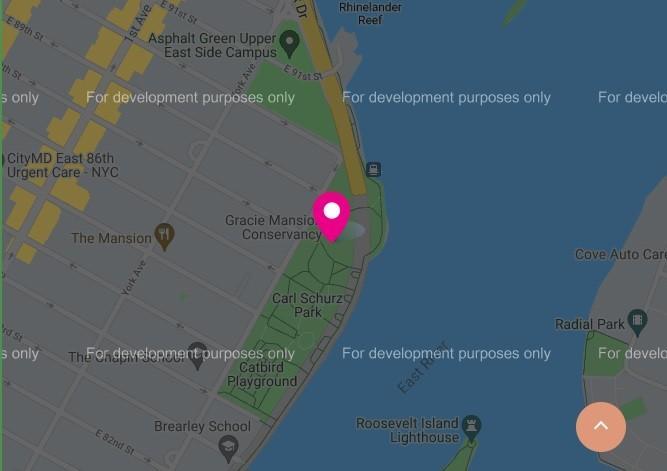 de Blasio's current abode is in the middle of a park.
