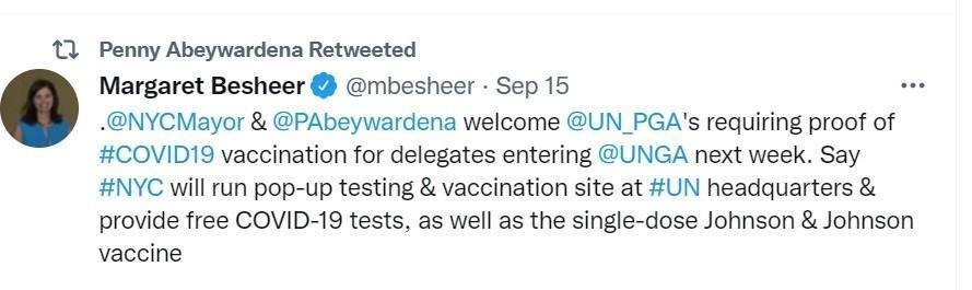 Official VOA [CIA] reporter to UN perpetuated de Blasio's lie.